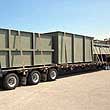Shipment of rectangular intake silencers for the power generation industry.
