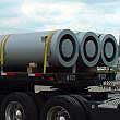 Truckload of steam vent silencers for boiler blowdown.