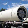 Group of natural gas vent silencers ready for shipping.