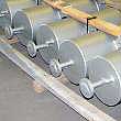 Assortment of PD blower discharge silencers.